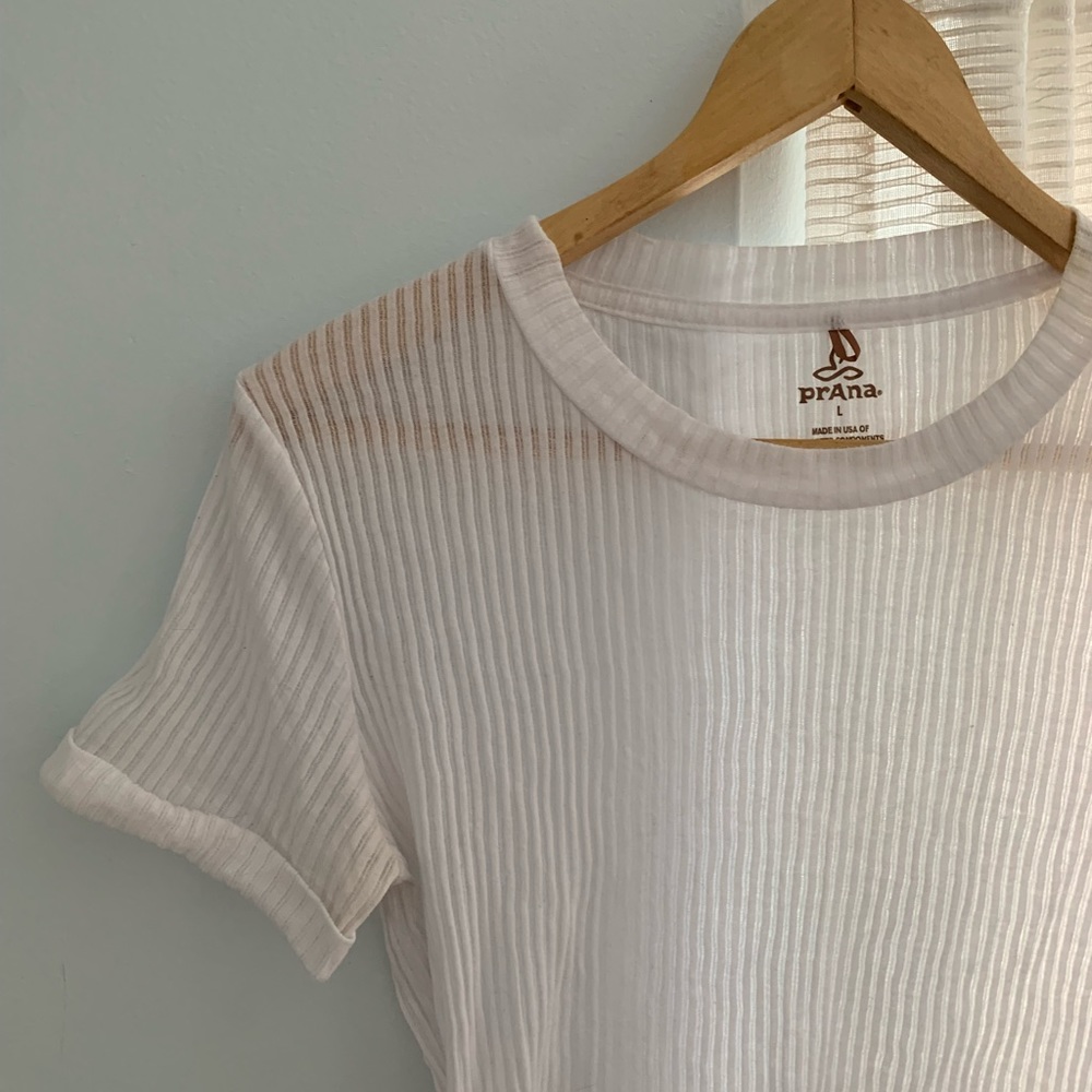 Prana Short Sleeve Ribbed Tee